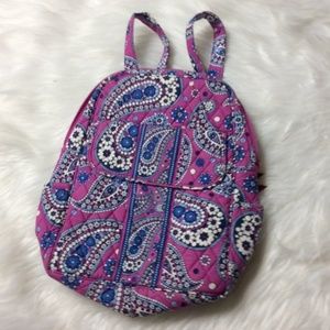Vera Bradley Backpack. Hot pink an blues